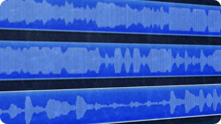 音の波形のイメージ